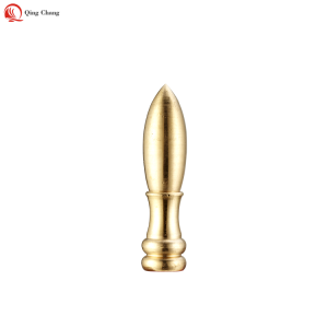 Durable lamp finial decoration accessories With bullet shell designed | QINGCHANG