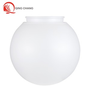 Wall lamp globe lamp White acrylic lamp column globe plastic circular bulb replacement lampshade for lamp column spherical lampshade Lamp spherical lampshade