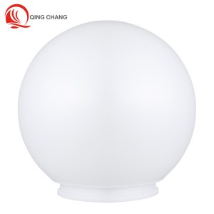 Wall lamp globe lamp White acrylic lamp column globe plastic circular bulb replacement lampshade for lamp column spherical lampshade Lamp spherical lampshade