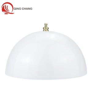 Clip on lampshade – mushroom lampshade-plastic and dome shaped bulb lampshade – turns the bulb into a light fixture