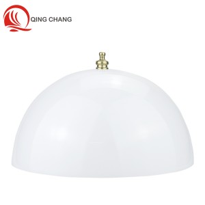 OSALADI Replacement Mushroom Shade  Plastic Lamp Shade Small Plastic Lamp Cover Mushroom Plastic Lamp Shade for Floor,Pendant and Table Lamp Geometric Dome- Shaped Shade