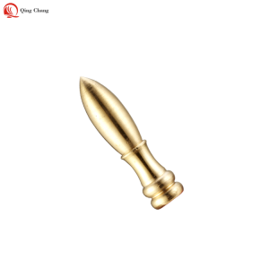 Durable lamp finial decoration accessories With bullet shell designed | QINGCHANG