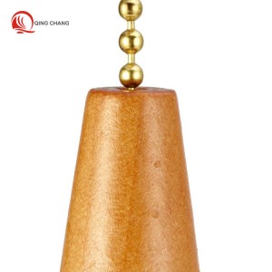 Hot  fine wholesale wooden cylinder shape pendant