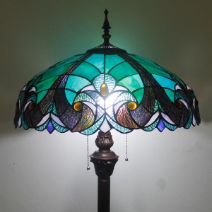 Blue Tiffany Floor Lamp Custom