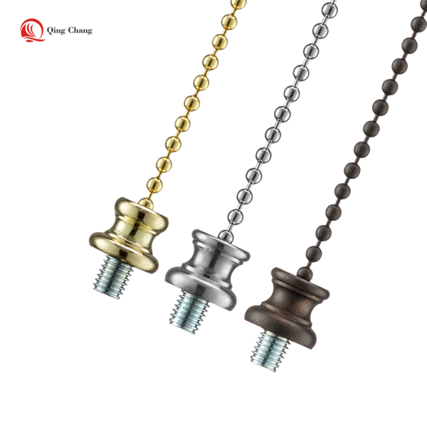Finials connector with screw converter lamp pull chainwholesale & custom