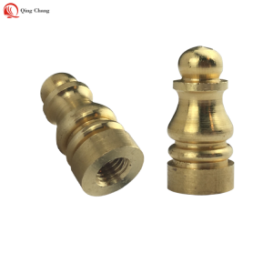 Solid brass chess-designed Finials decoration for tabletop lamp| QINGCHANG