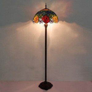 Red Tiffany Floor Lamp Custom