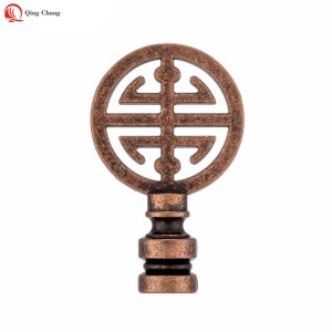 Antique brass finial, Hot sell factory Oriental Happiness Symbol | QINGCHANG