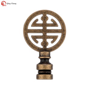 Antique brass finial, Hot sell factory Oriental Happiness Symbol | QINGCHANG