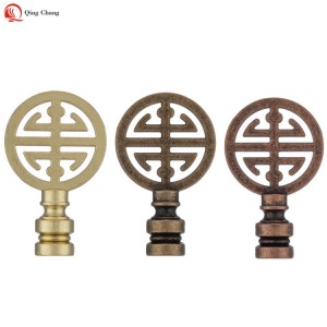 Antique brass finial, Hot sell factory Oriental Happiness Symbol | QINGCHANG