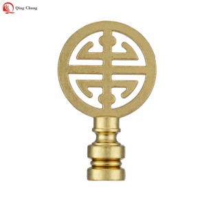Antique brass finial, Hot sell factory Oriental Happiness Symbol | QINGCHANG