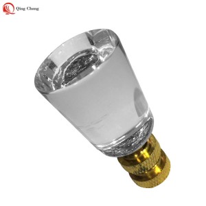 Crystal finials, Hot sell new design cylinder for lamp harp | QINGCHANG