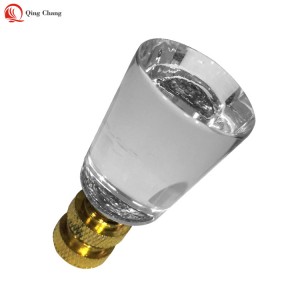 Crystal finials, Hot sell new design cylinder for lamp harp | QINGCHANG