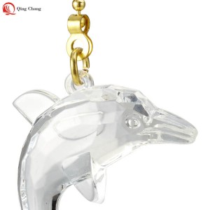 Fan pull chain, Wholesale high quality PU plastic dolphin shape pendant | QINGCHANG