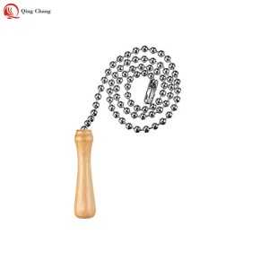 Ceiling light pull chain, Wholesale wooden cylinder shape pendant | QINGCHANG