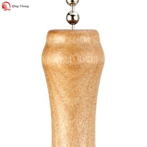 Ceiling light pull chain, Wholesale wooden cylinder shape pendant | QINGCHANG