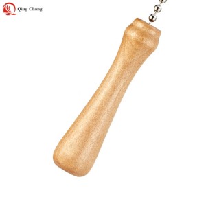 Ceiling light pull chain, Wholesale wooden cylinder shape pendant | QINGCHANG