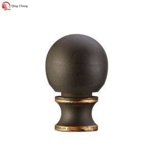 Metal ball finials, Factory high quality zinc alloy for lamp harp | QINGCHANG