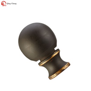 Metal ball finials, Factory high quality zinc alloy for lamp harp | QINGCHANG