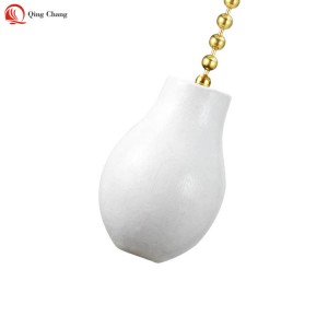 Ceiling fan chain, Hot sell high quality wooden short bottle shape pendant | QINGCHANG