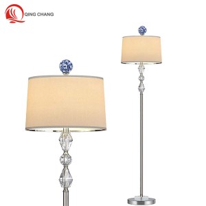 Blue and white porcelain lamp finials