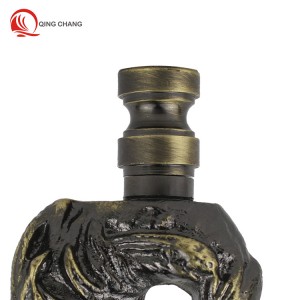 Hot sales  alloy  rooster crowing lamp finials