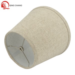 Wholesale new design hot sell white color fabric lampshade for table lamp