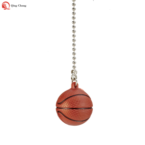 High quality hot sell basketball shape ceiling fan pull chain | QINGCHANG