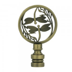 Antique brass finial, Hot sell factory dragonfly shape | QINGCHANG