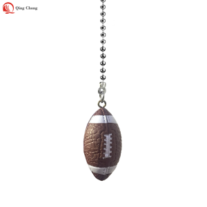 High quality plastic American football shape ceiling fan pull chain| QINGCHANG