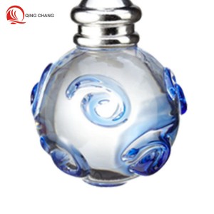 Hot selling item blue patterned glass ball 丨 QINGCHANG