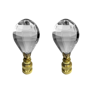 Crystal finial, Wholesale new design vane for lamp harp | QINGCHAGN