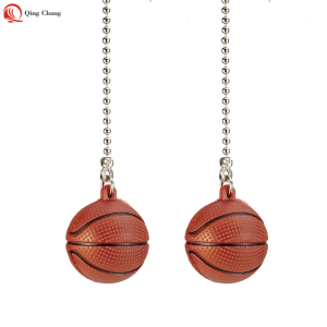 High quality hot sell basketball shape ceiling fan pull chain | QINGCHANG