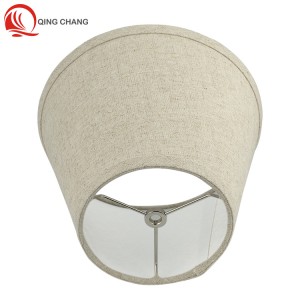 Wholesale new design hot sell white color fabric lampshade for table lamp