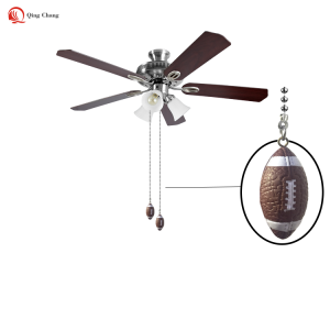 High quality plastic American football shape ceiling fan pull chain| QINGCHANG