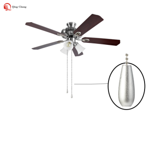 New design wooden jump rope handle shape ceiling fan pull chain| QINGCHANG